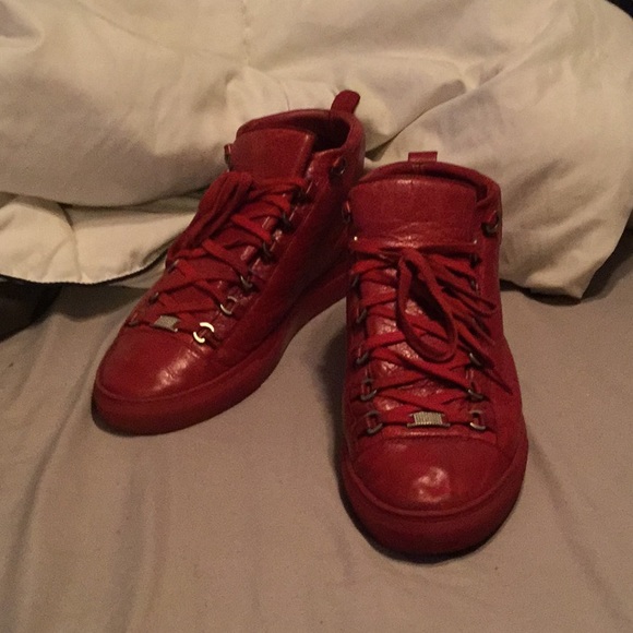 Authentic Mens Balenciaga High Top Shoes - Picture 1 of 4
